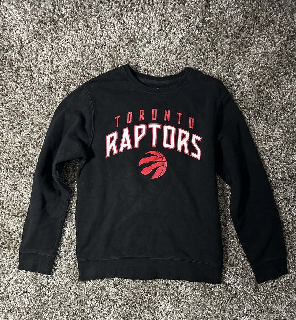 Fanatics Toronto Raptors Sweatshirt Size S Black Pullover